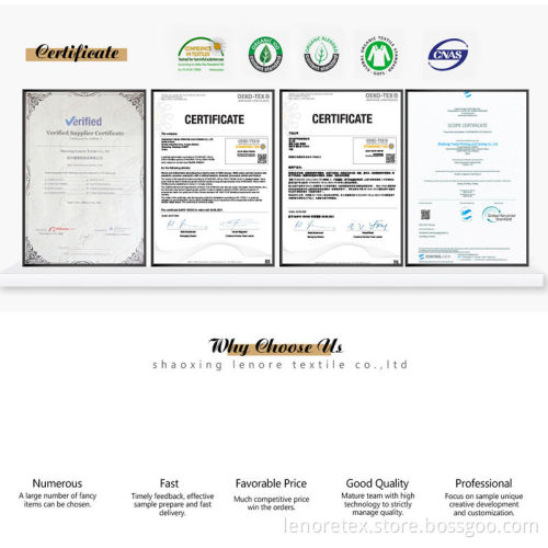 GRS-Certificated Eco Friendly Recycled Knit Jacquard Fabric